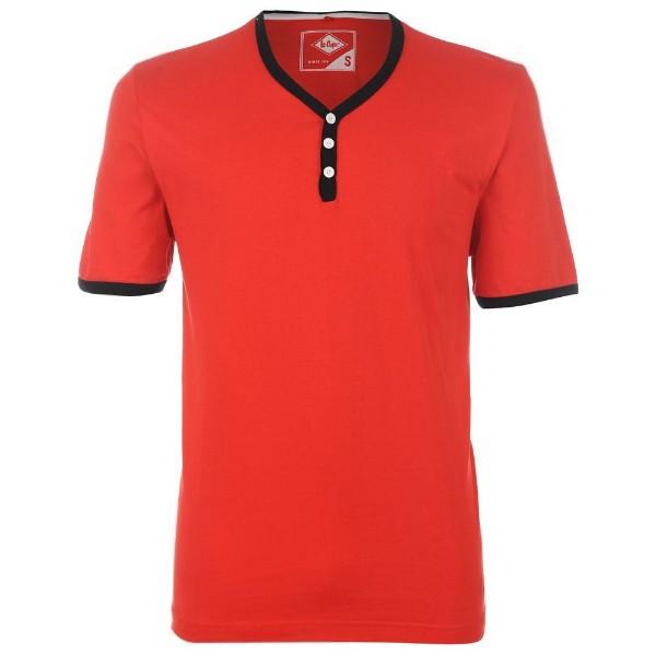 Tricou barbat Lee Cooper Y Neck - Pret | Preturi Tricou barbat Lee Cooper Y Neck