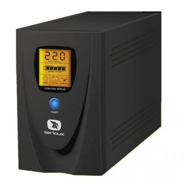 UPS Serioux ProtectIT 650S, 650VA, timp de incarcare 8 ore, LCD screen, (SRXU-650S) - Pret | Preturi UPS Serioux ProtectIT 650S, 650VA, timp de incarcare 8 ore, LCD screen, (SRXU-650S)