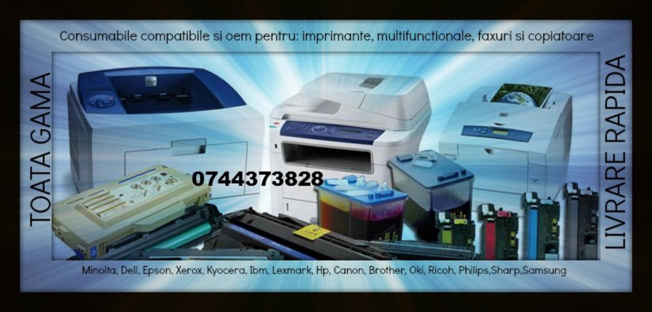 Consumabile pentru imprimante, multifunctionale, xeroxuri, faxuri. - Pret | Preturi Consumabile pentru imprimante, multifunctionale, xeroxuri, faxuri.