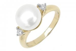 Inel de logodna cu perla naturala - Pret | Preturi Inel de logodna cu perla naturala