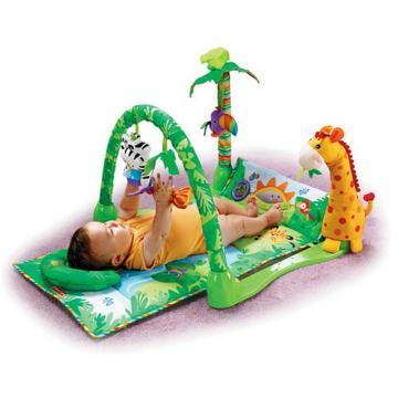 Centru activitati Fisher Price Rainforest 1 2 3 Musical Gym - Pret | Preturi Centru activitati Fisher Price Rainforest 1 2 3 Musical Gym