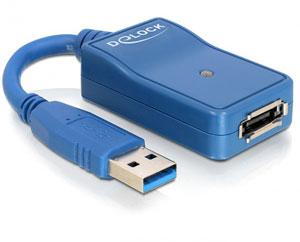 Adaptor USB 3.0 la eSATA, Delock 61754 - Pret | Preturi Adaptor USB 3.0 la eSATA, Delock 61754