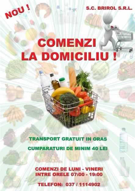 Livrari alimente la domiciliu Arad - Pret | Preturi Livrari alimente la domiciliu Arad