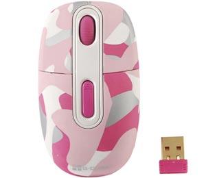 Mouse Wireless G-Cube Camo Couture: Pink, G4C-10P - Pret | Preturi Mouse Wireless G-Cube Camo Couture: Pink, G4C-10P